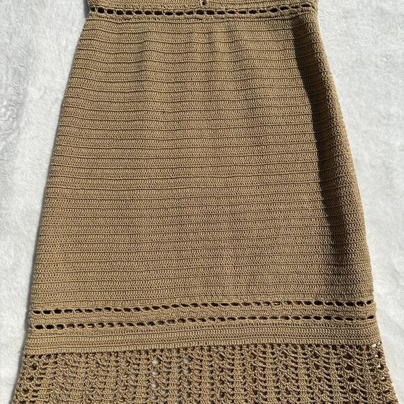 Rachel Comey Crochet Midi Dress Size Small Straw Cotton Knit $635 Peru EUC - Picture 11 of 16